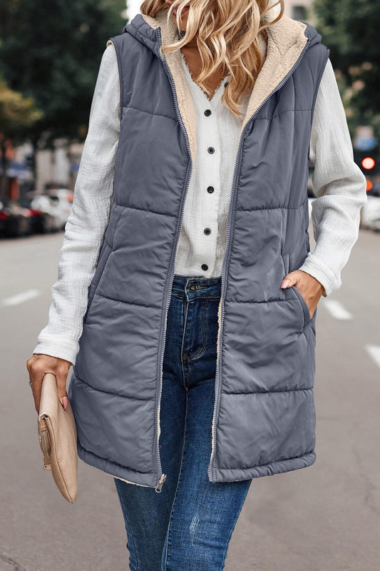 Cozy Women's Reversible Vest